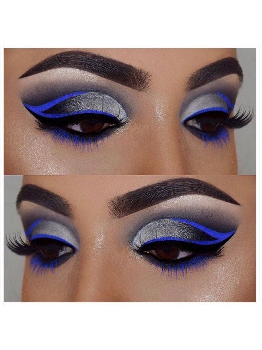 New/Sealed Illuminati Gel Paint Eyeliner Set in Electric Pink & Electric Blue - Picture 7 of 12